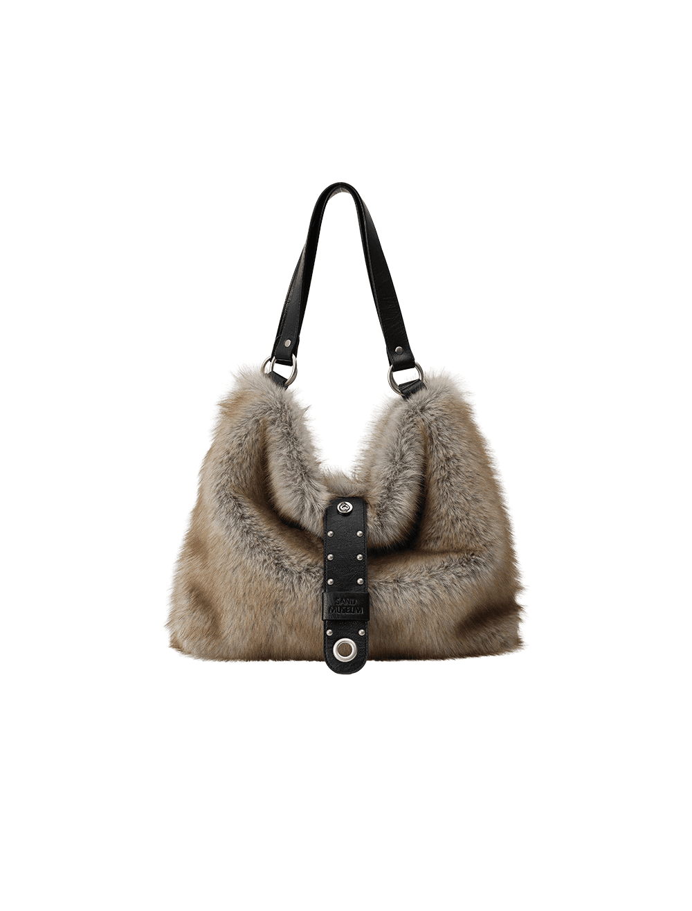 FLAP HOBO BAG [Fur Brown]