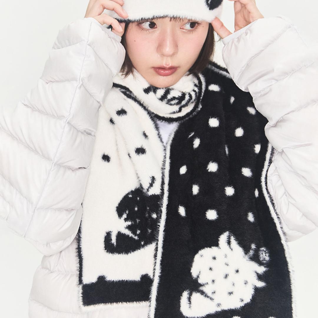 STAR BERRY MUFFLER [OFF WHITE]