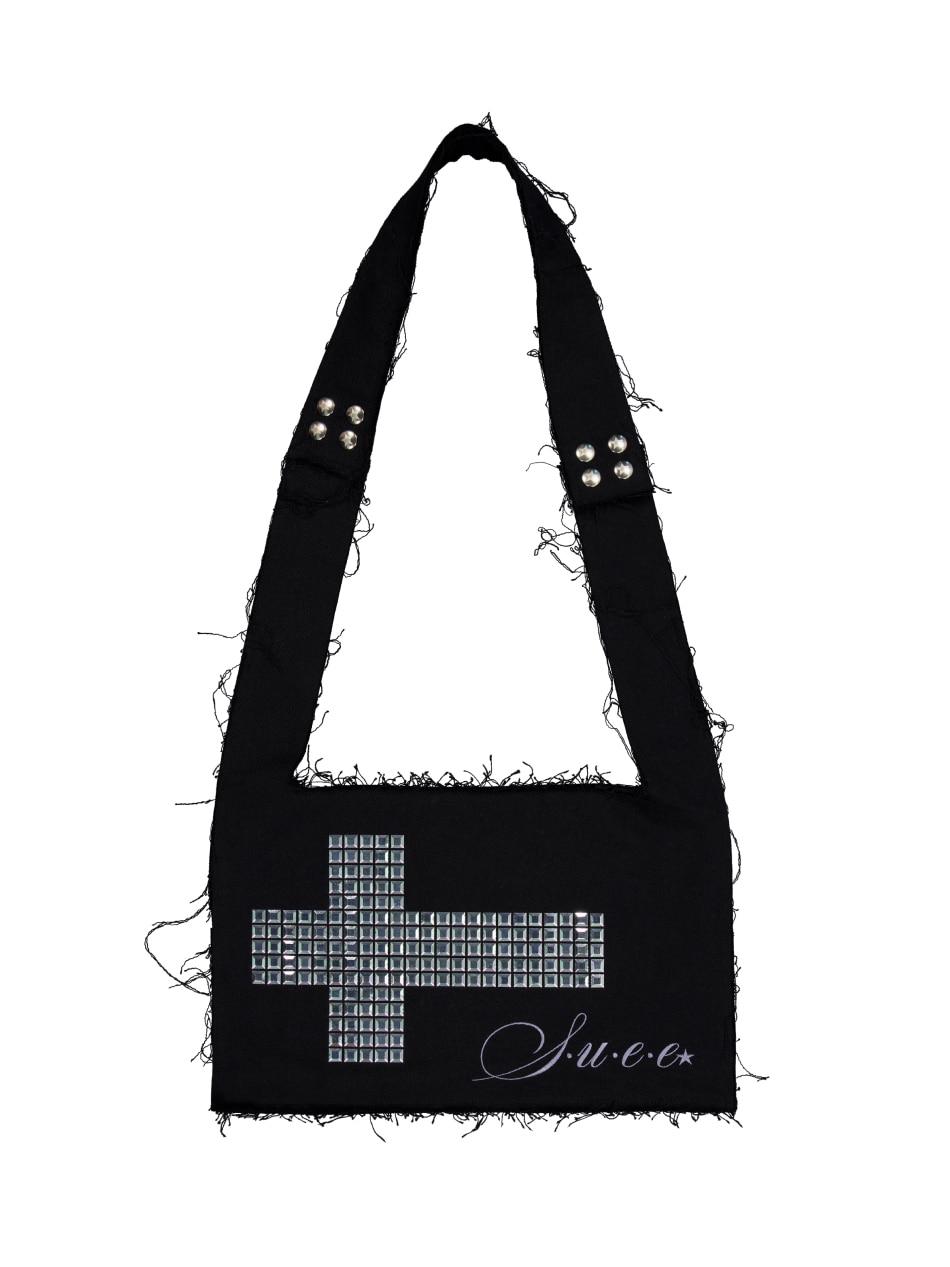 TWO-WAY RAW CROSSBAG /  BLACK