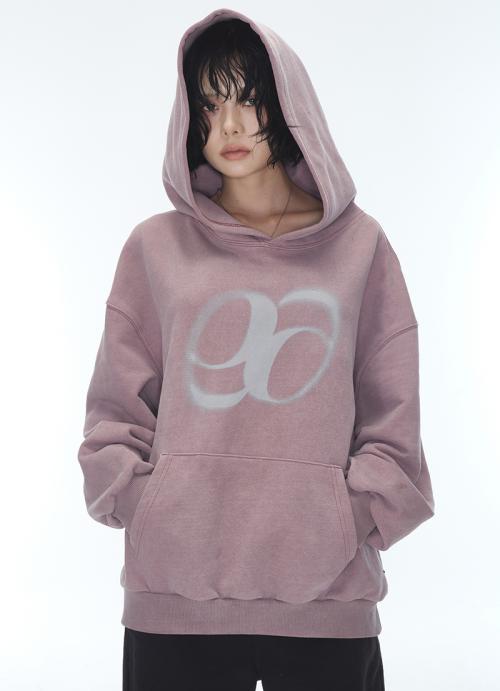 PIGMENT WASHING HOODIE / PURPLE