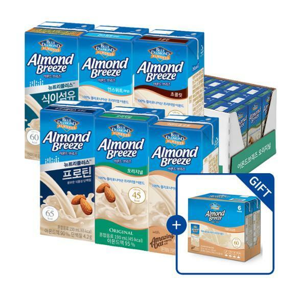 [아몬드&오트 6입증정] 아몬드브리즈 190ml 24팩 6종 택1