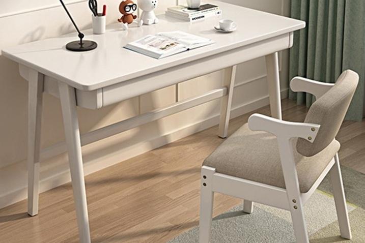 1인용 고무나무 원목 책상 800 size 노트북 책상