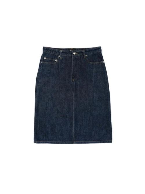 A.P.C. denim midi skirt