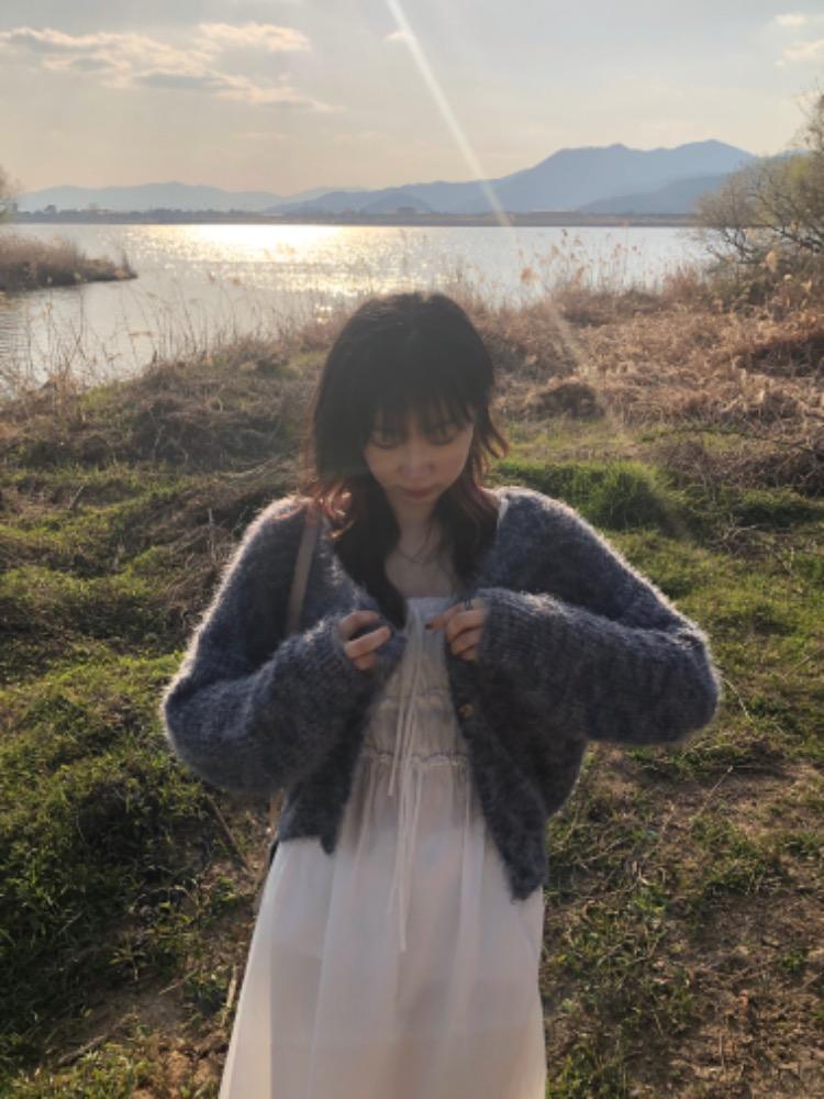 romantic vintage knit cardigan