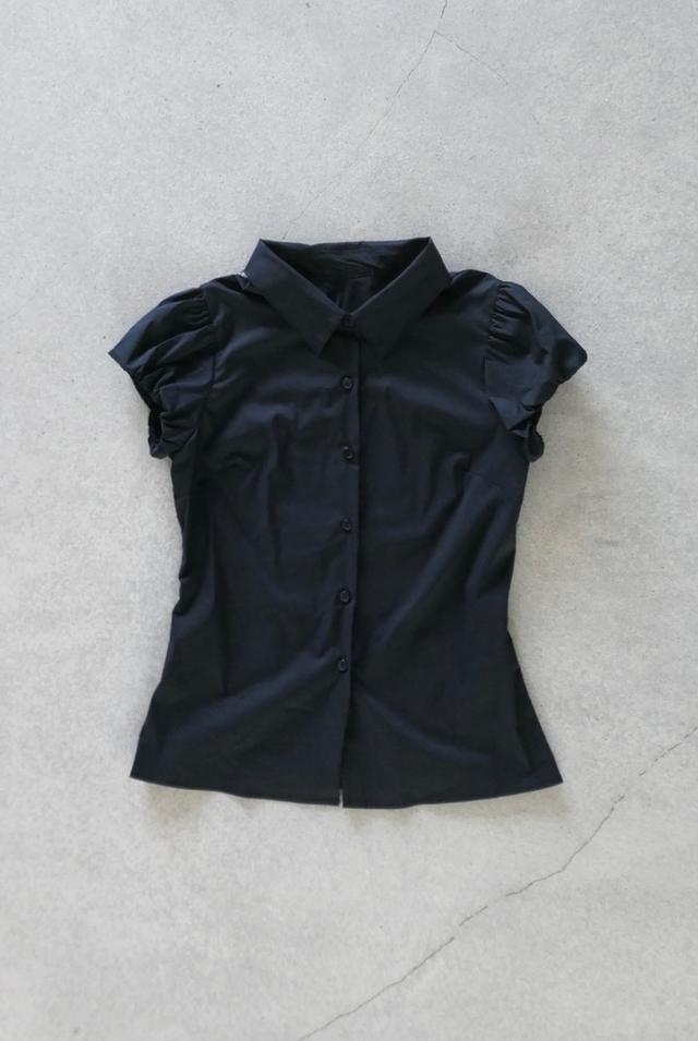 디에이디 puff shirt (navy)