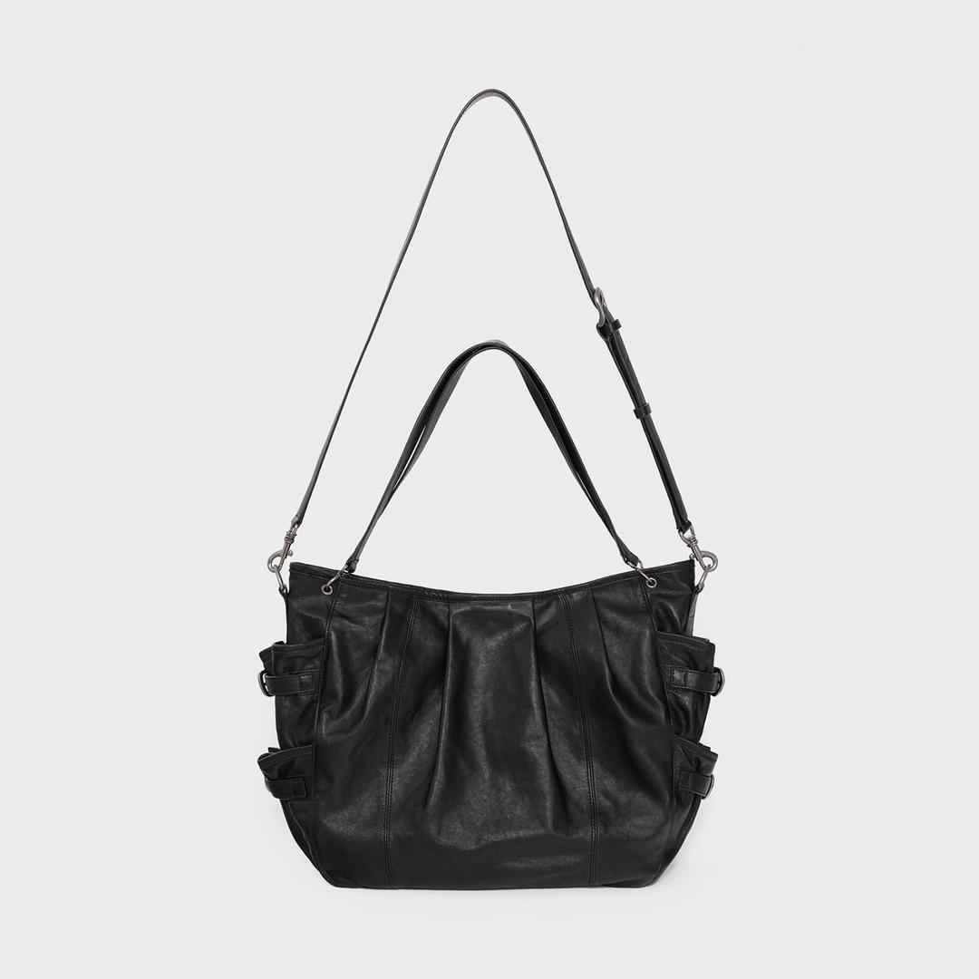 달스톤 레더 슬링백 - 블랙