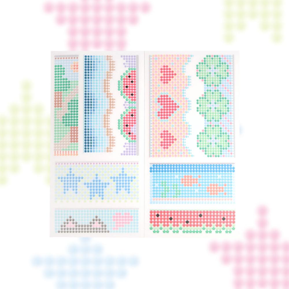 [st2krs⋆스티커스]  Bead Curtains Sticker set (2pcs)