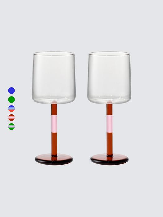 레고트 컬러 와인잔 2p 세트