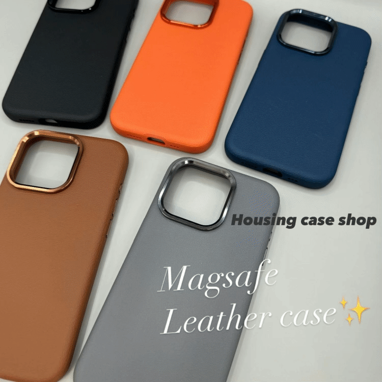 [당일출고🚚/Magsafe🧲]메탈 가죽 맥세이프 케이스 5color 🌈