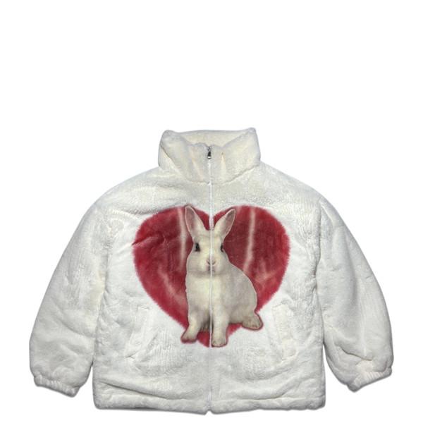 Rabbit Heart Fur Jacket IVORY Ver.2