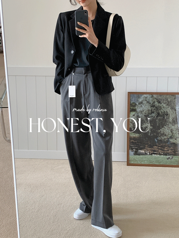 [honest,you] 시즌 핀턱 슬랙스 5 color(S,M,L)