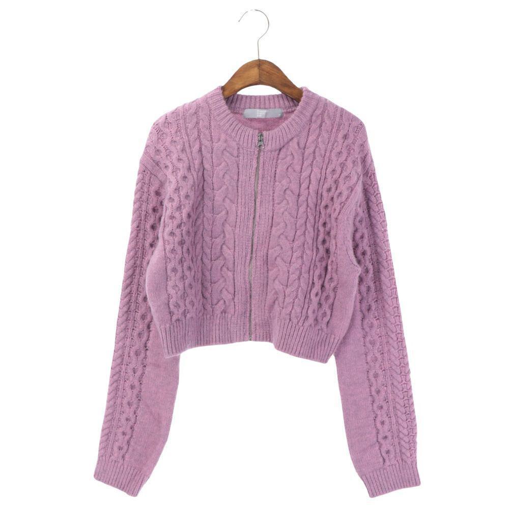 8SECONDS 에잇세컨즈 아크릴 혼방 집업 (WOMEN M)