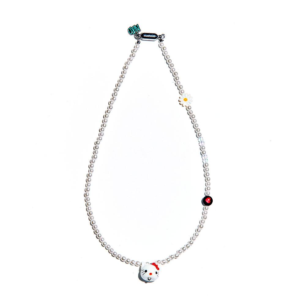 KiTTY CHU DAiSY HEART PEARL NECKLACE #80