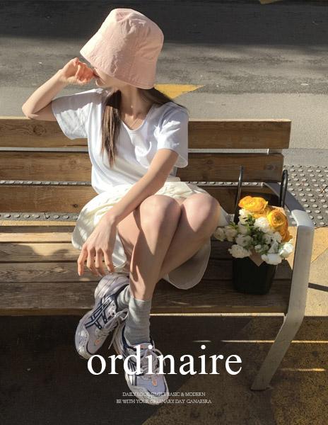 여름신상💙 [ordinaire] 브로 티셔츠 (5color/스카이,멜란지그레이 단독주문시당일발송) (반팔티셔츠 추천)