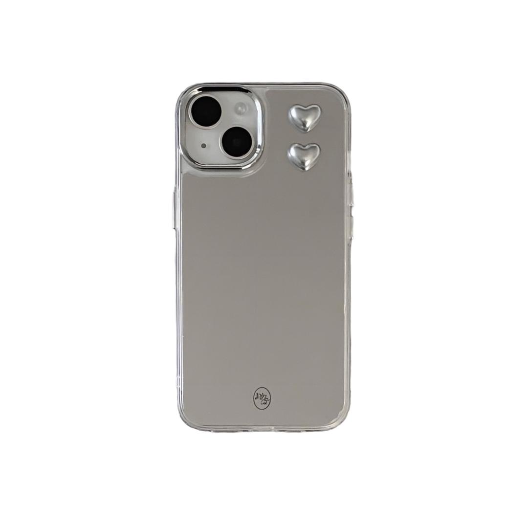 Silver mirror case