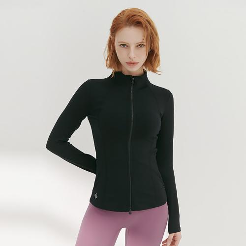 젤라 인텐션 슬림핏 집업자켓 블랙 XJ0115F