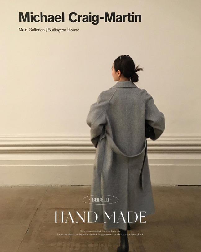 베이델리 [당일출고][MADE/메리노울100%]프라하 핸드메이드 스탠다드 롱코트