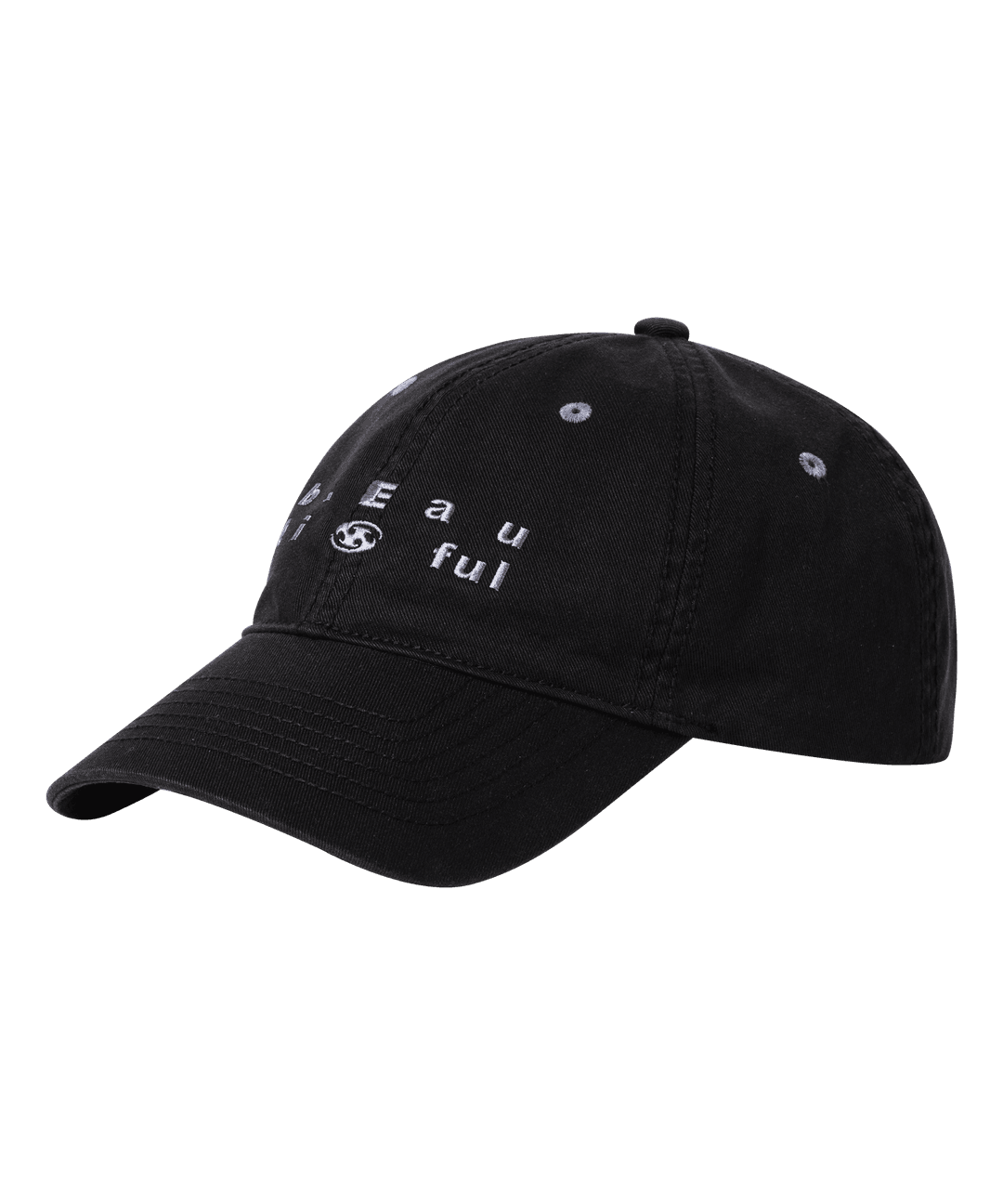 SAN SAN X b.E WASHED BALL CAP [BLACK]