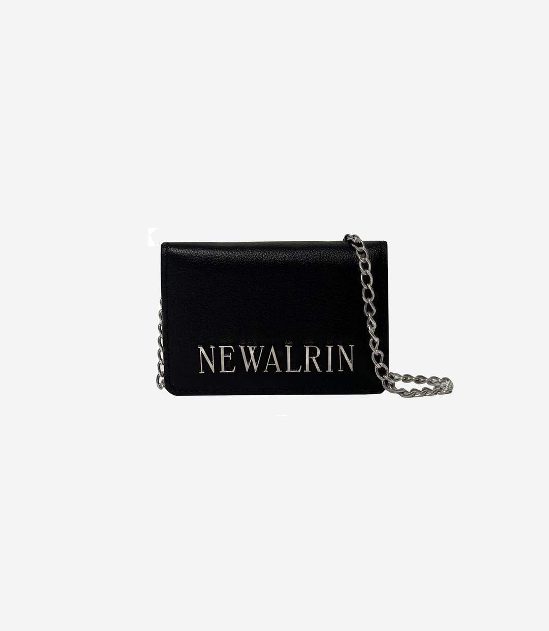 NEWALRIN Leather Wallet chain Bag