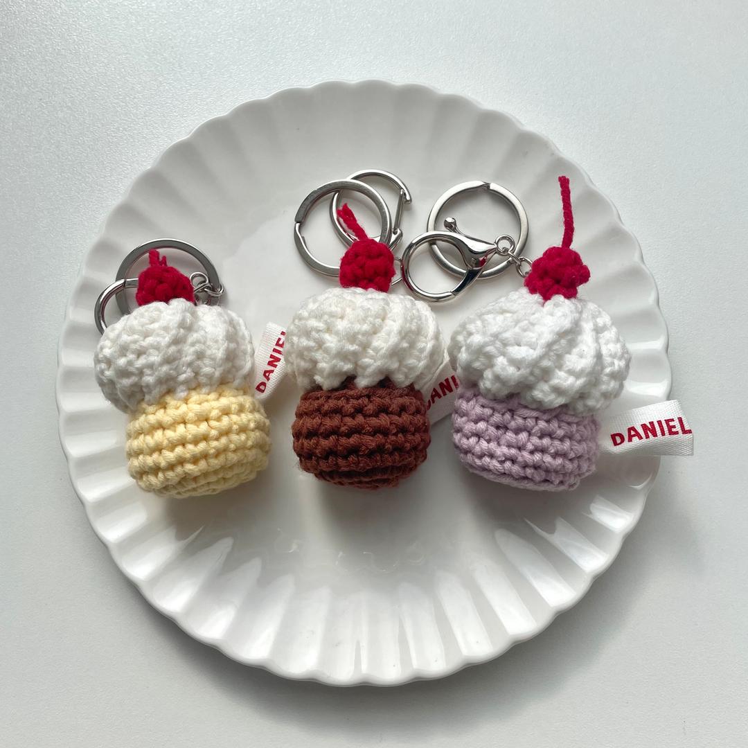 [다니엘대디] Cream Muffin Keyring 생크림 머핀 키링 3종