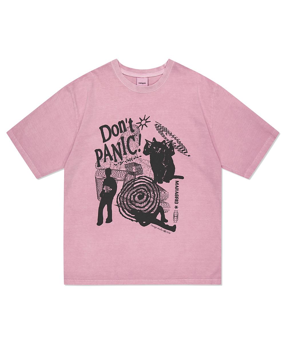 DON’T PANIC PIGMENT TEE[PINK]