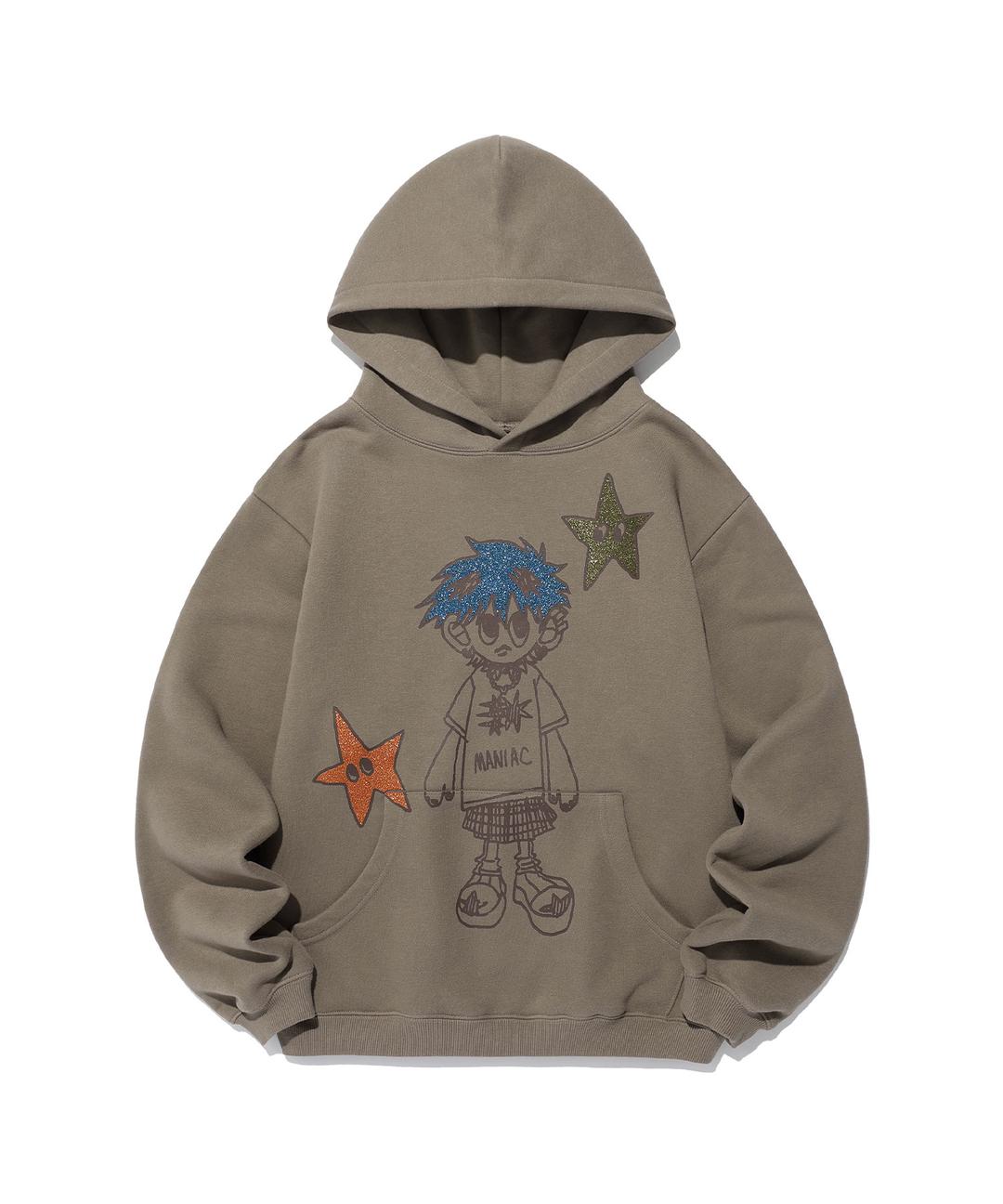 LITTLE GHOST BOY HOODIE[BROWN]