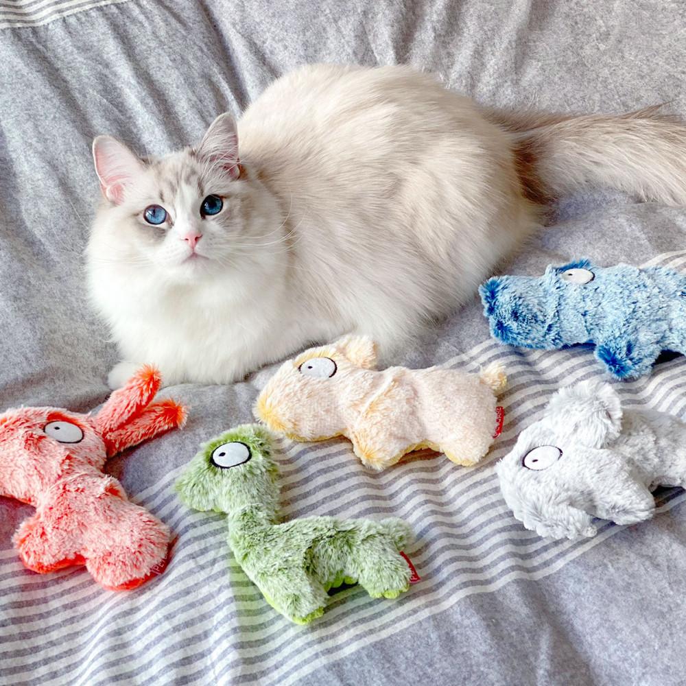 펫케어 흐리멍텅 동물원 고양이 캣닢 쿠션 인형 장난감