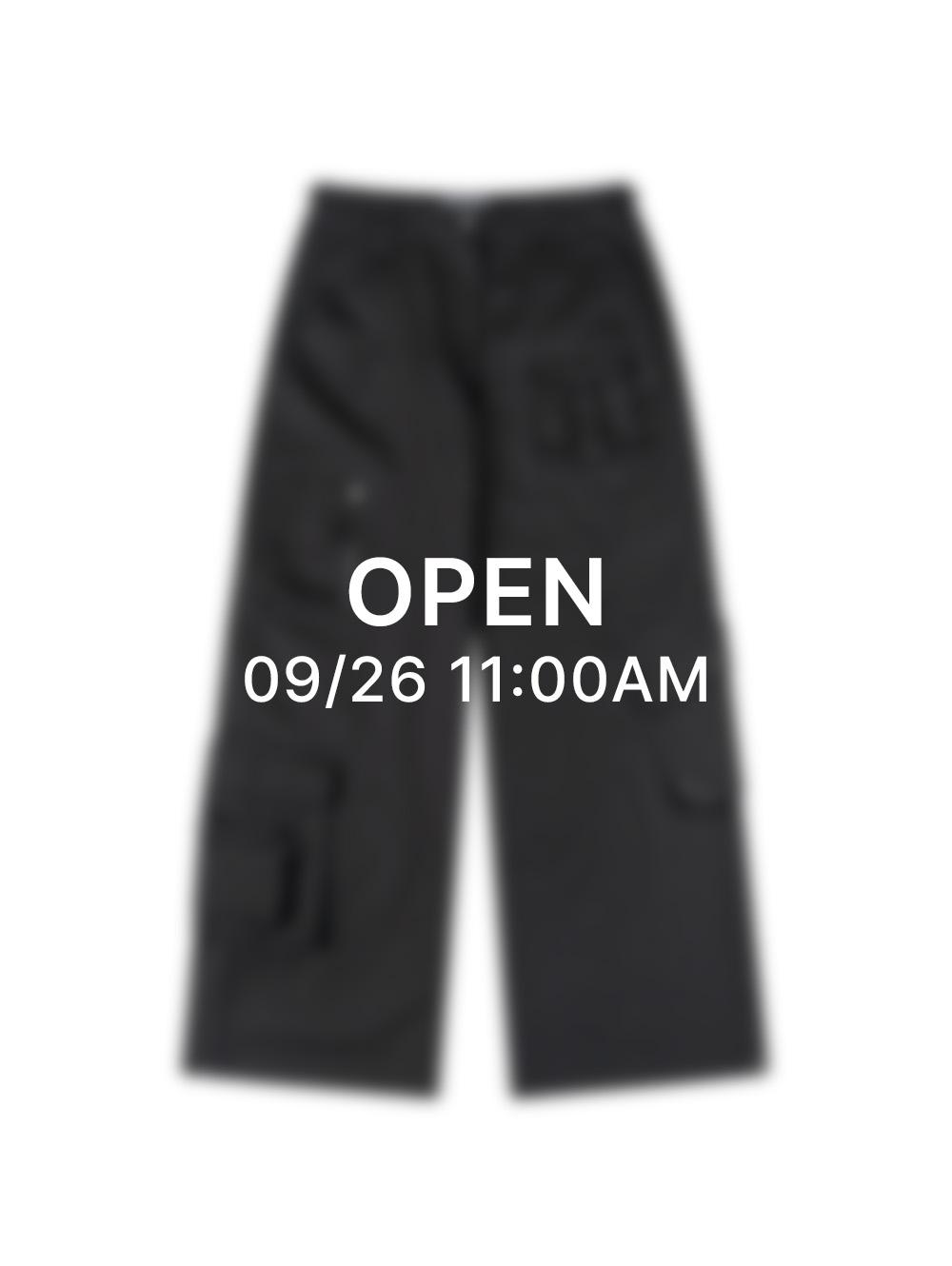 MULTI POCKET CARGO PANTS [CHARCOAL]
