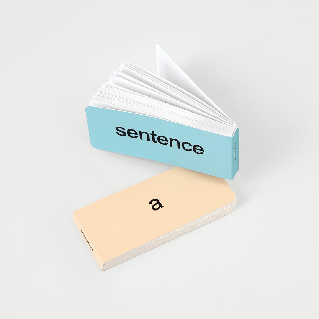 a sentence (numbered note)