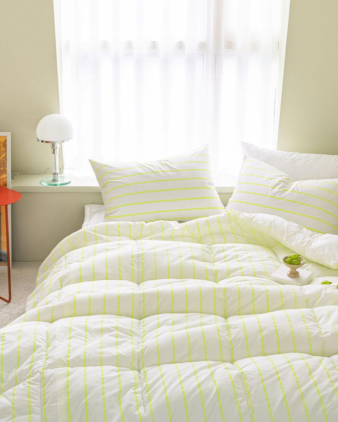 [봄맞이] 디저트 고밀도순면 알러지케어 차렵이불 침구세트(S/Q)