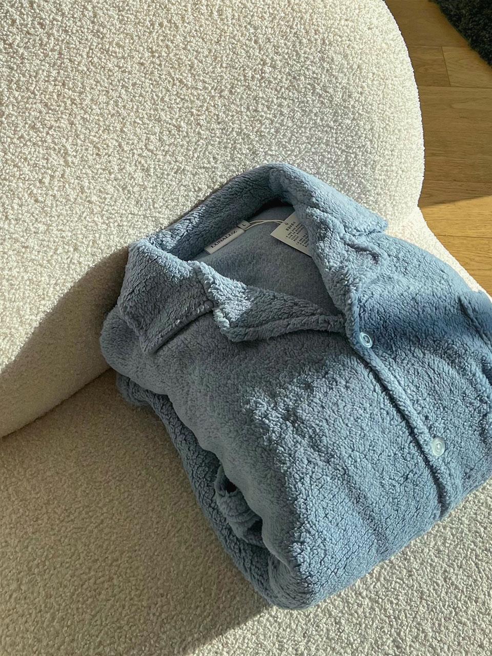 남성 블루벨 양털 수면잠옷 23-07011