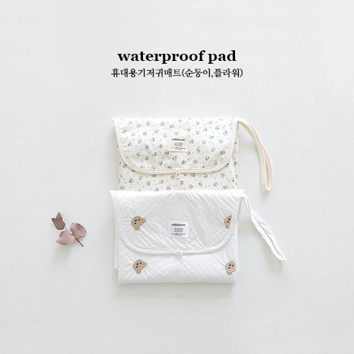 휴대용 기저귀매트(순둥이,플라워)