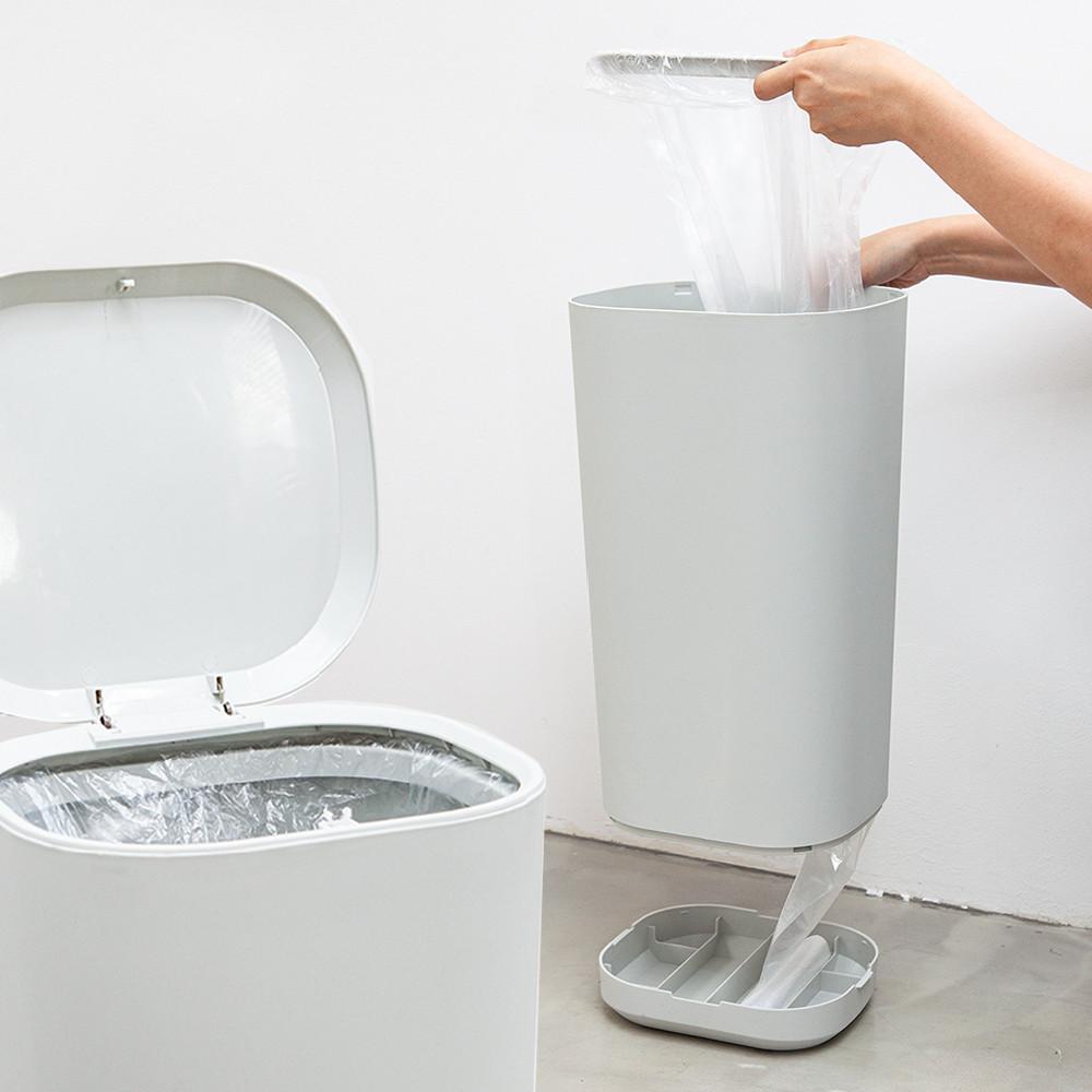 가정용 원터치 연속 리필 대용량 인테리어 예쁜 스마트 주방 거실 욕실 휴지통 22L