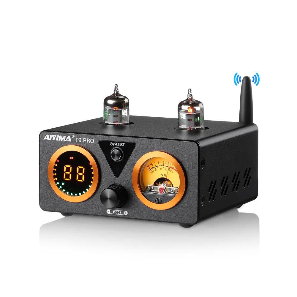 T9 프로 진공관 앰프 블루투스 DAC 하이파이 200W pro AIYIMA