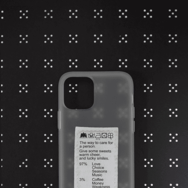 Human Care Label Case (반투명)