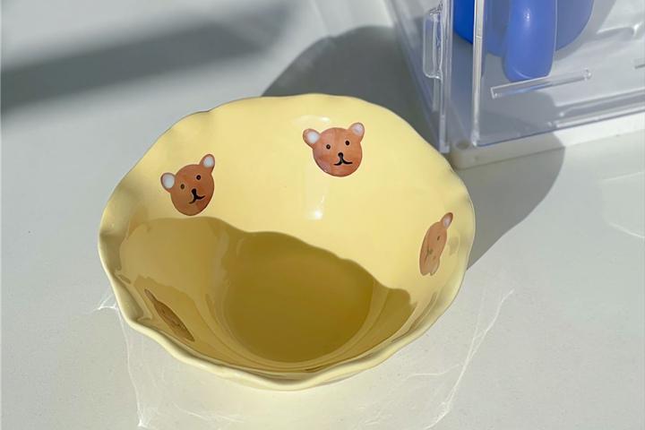 스위티베어 귀여운 곰돌이 시리얼볼 그릭 요거트볼