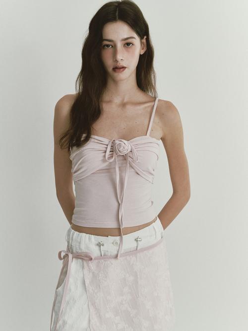 FLOWER STRING SLEEVELESS (PINK)
