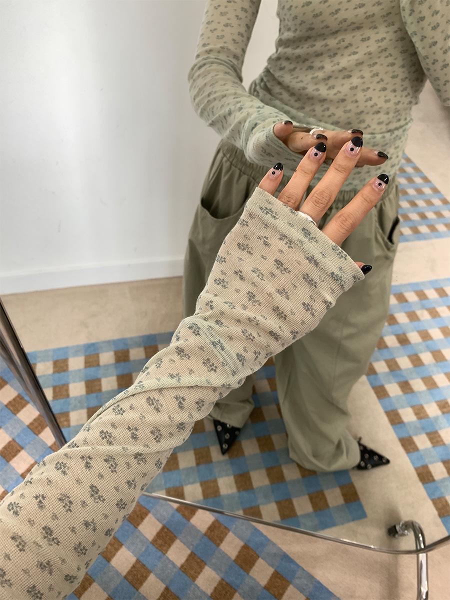 Botanic flower top (4color)