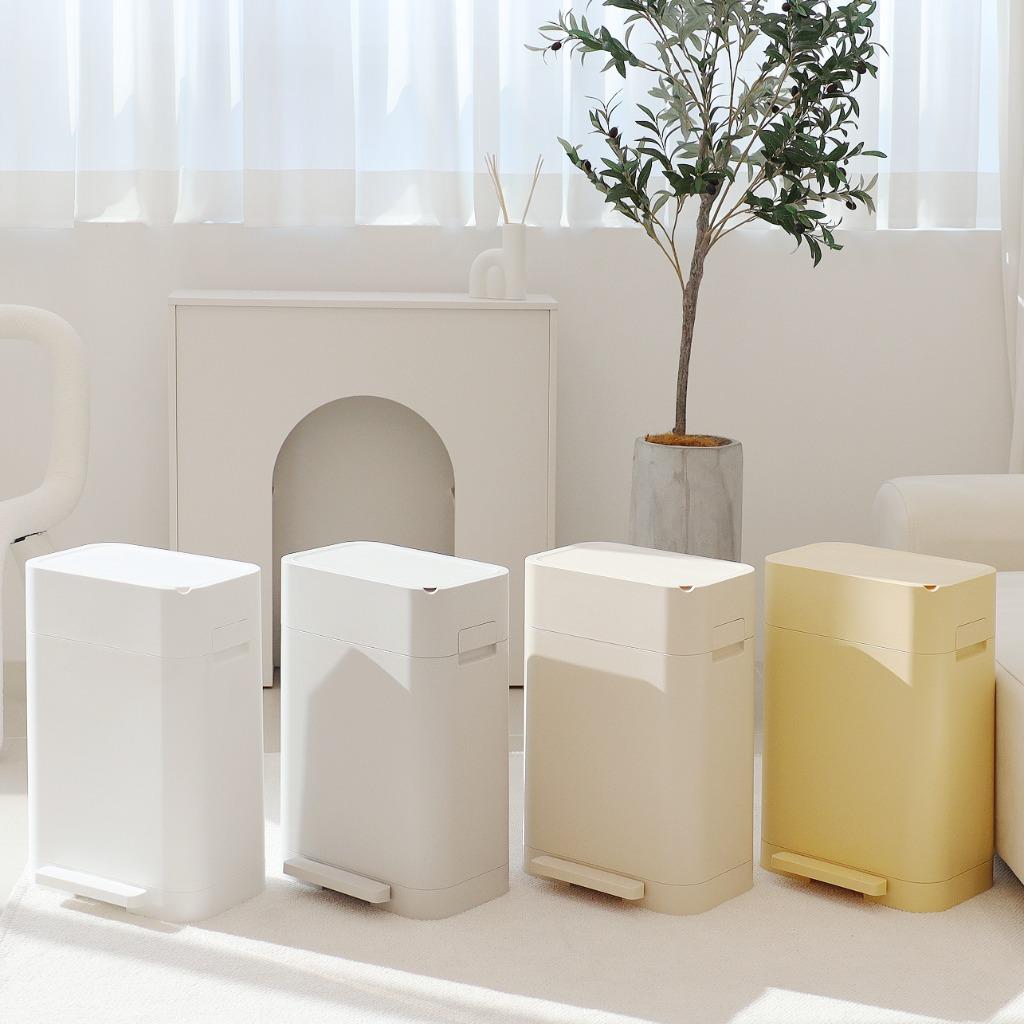 신제품! 롤 봉투로 간편 리필하는 포르티 냄새차단 휴지통 24L(+전용봉투) 4colors