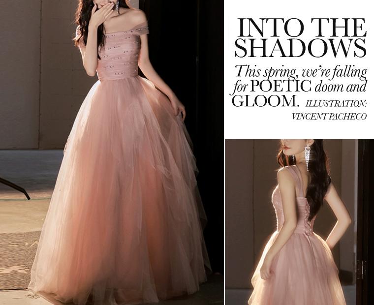 PTL1488파티드레스 A라인 프롬파티 댄스파티 단체복 졸업연주회 연주복 연말드레스 이브닝드레스 연말파티 졸업드레스 2부드레스