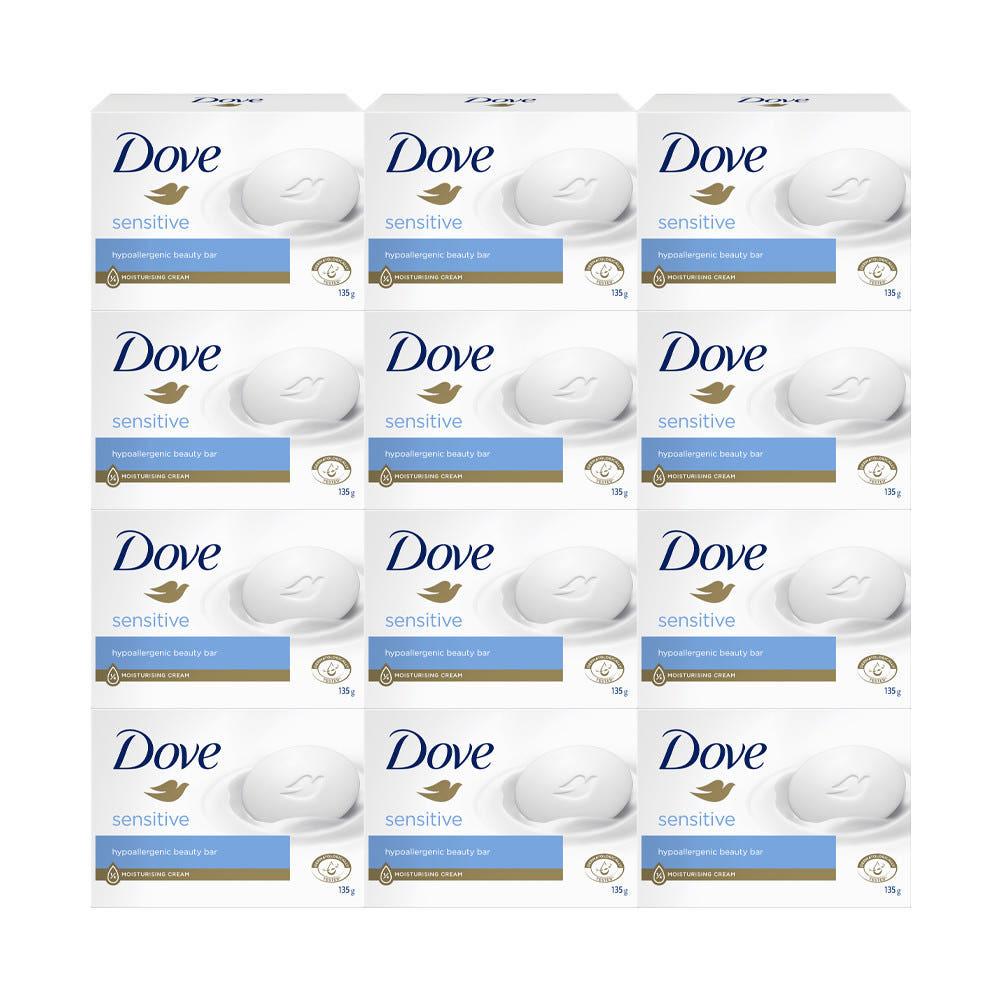 도브 비건 비누 센스티브 뷰티바 135g 12개