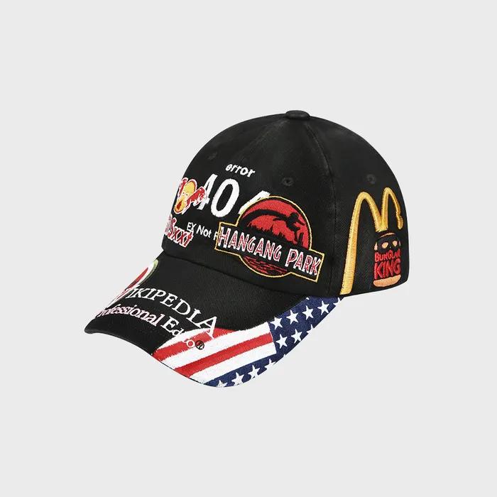 PARODY OVER GRAPHIC CAP [BLACK]