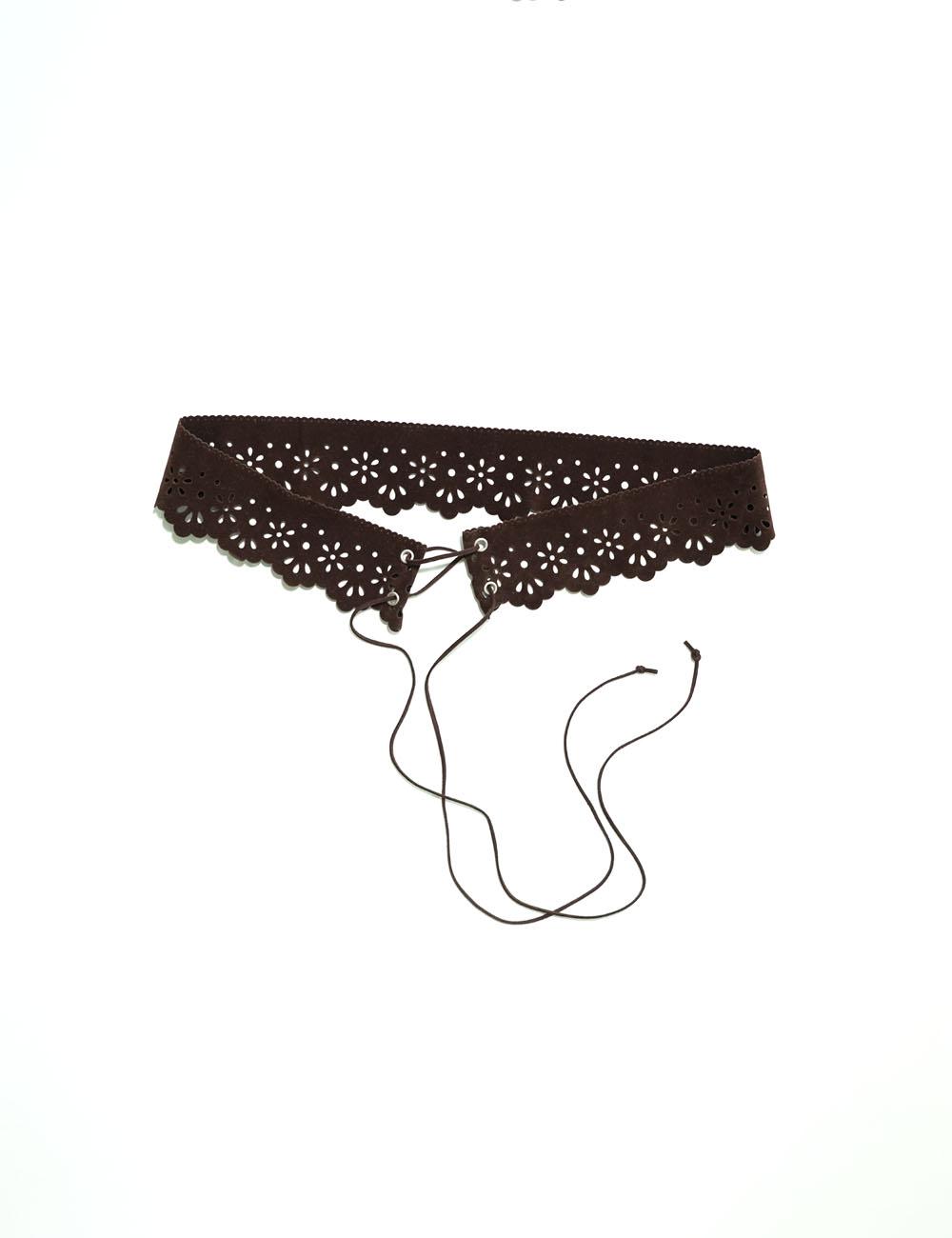 Lace strap, brown (07/21 예약 출고)