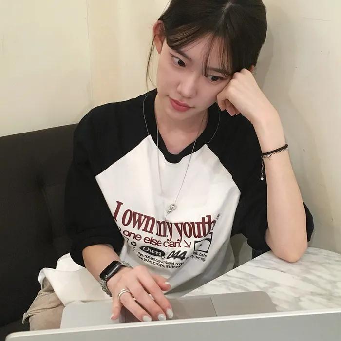 044 레글런 롱 슬리브 티셔츠