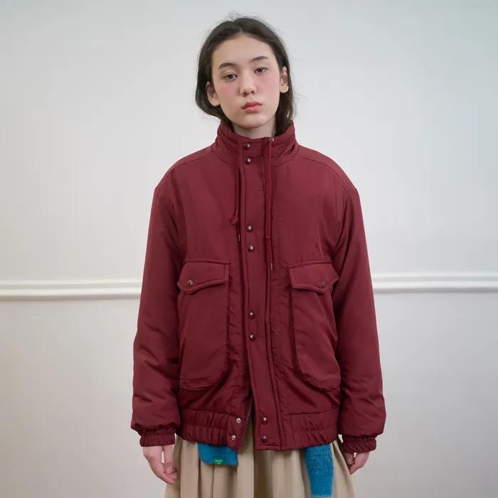 278. Pocket Jumper_Deep Red