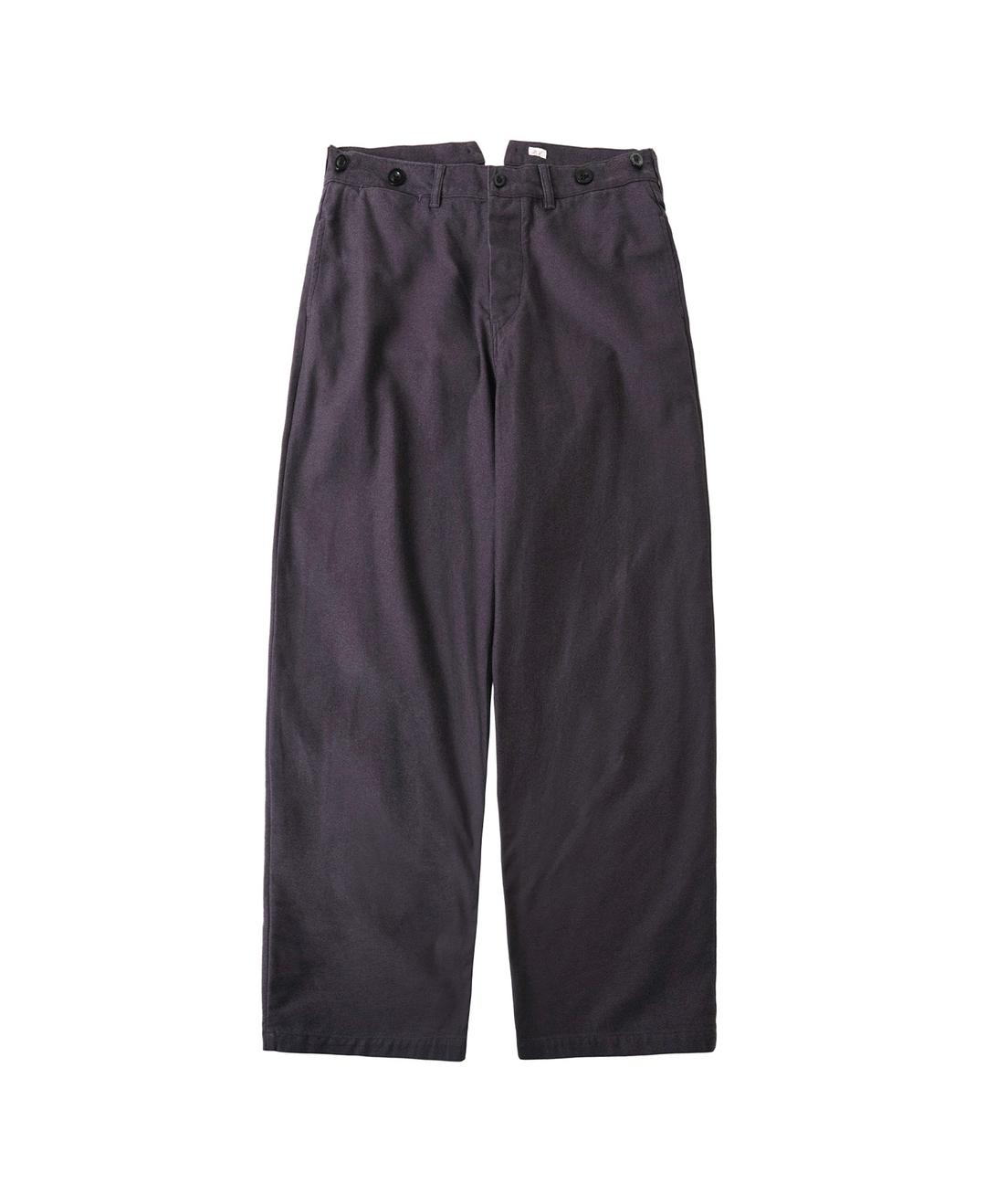 MONTROUGE FRENCH WORK PANTS PURPLE NAVY
