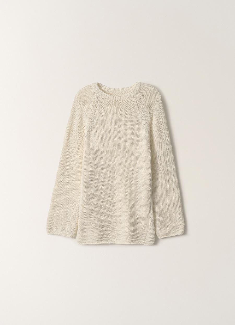 Paper loose fit pullover (Ivory)