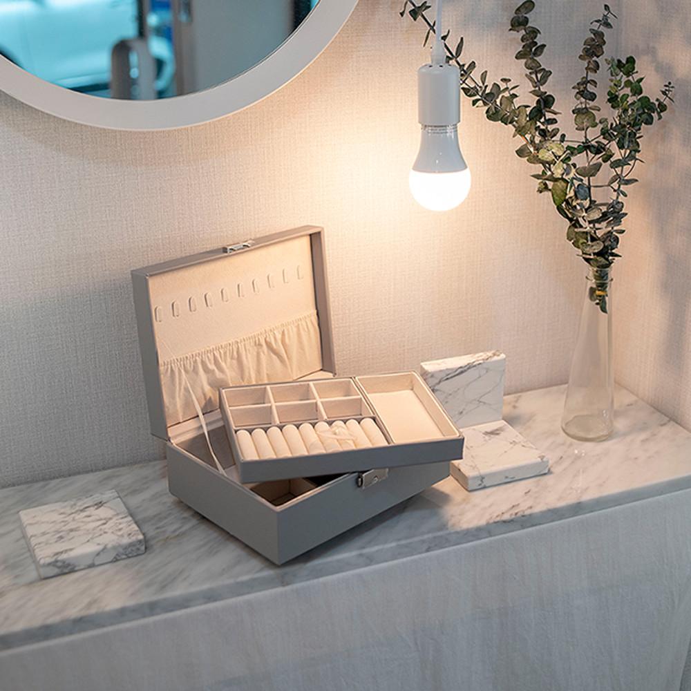 귀걸이 목걸이 악세사리 보관함 반지 2단 보석함