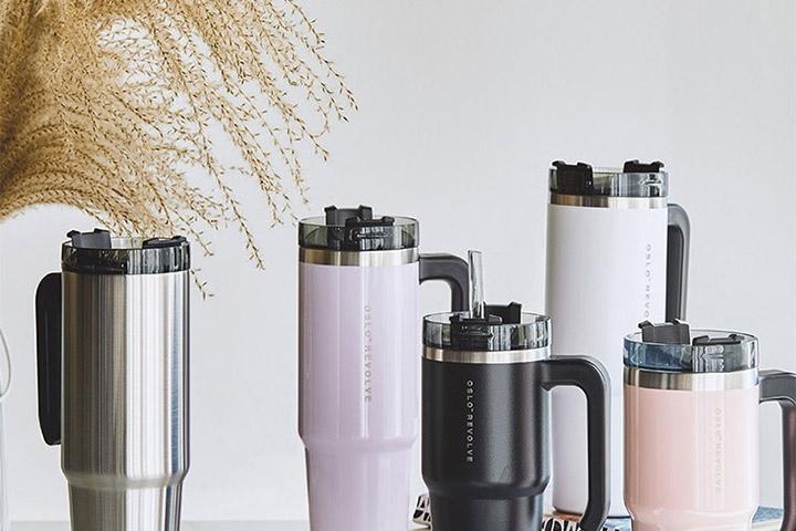 오슬로 리볼브 텀블러 핸들형 900ml (6type)