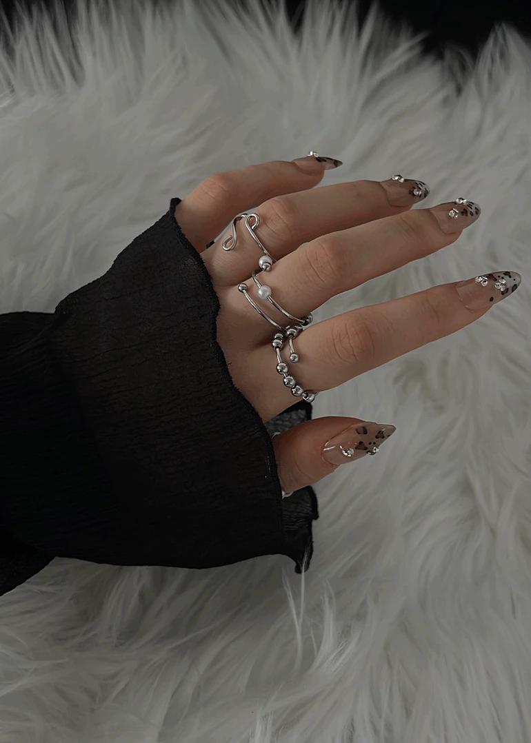 [only Nodress] ring set | 노드레스 오픈링 마디반지 세트